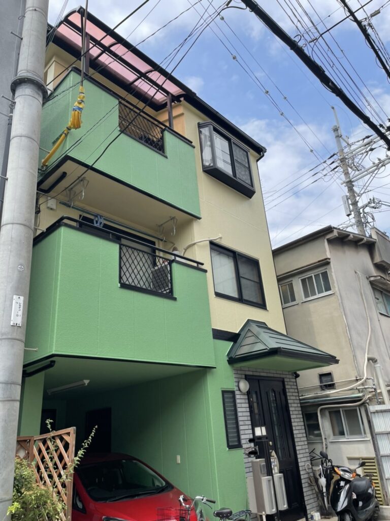 【茨木市】屋根のカバー工法（重ね葺き）外部改修工事