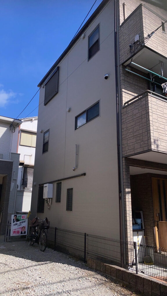 【豊中市　外壁サイディング工事】外壁サイディング工事（カバー工法）