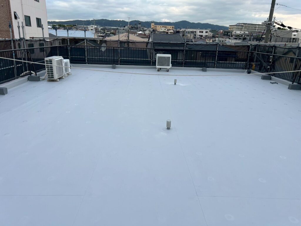 【池田市N様邸】屋上防水（機械固定式工法）